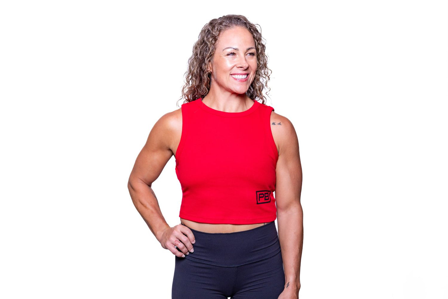 Women's Crop Muscle Tank