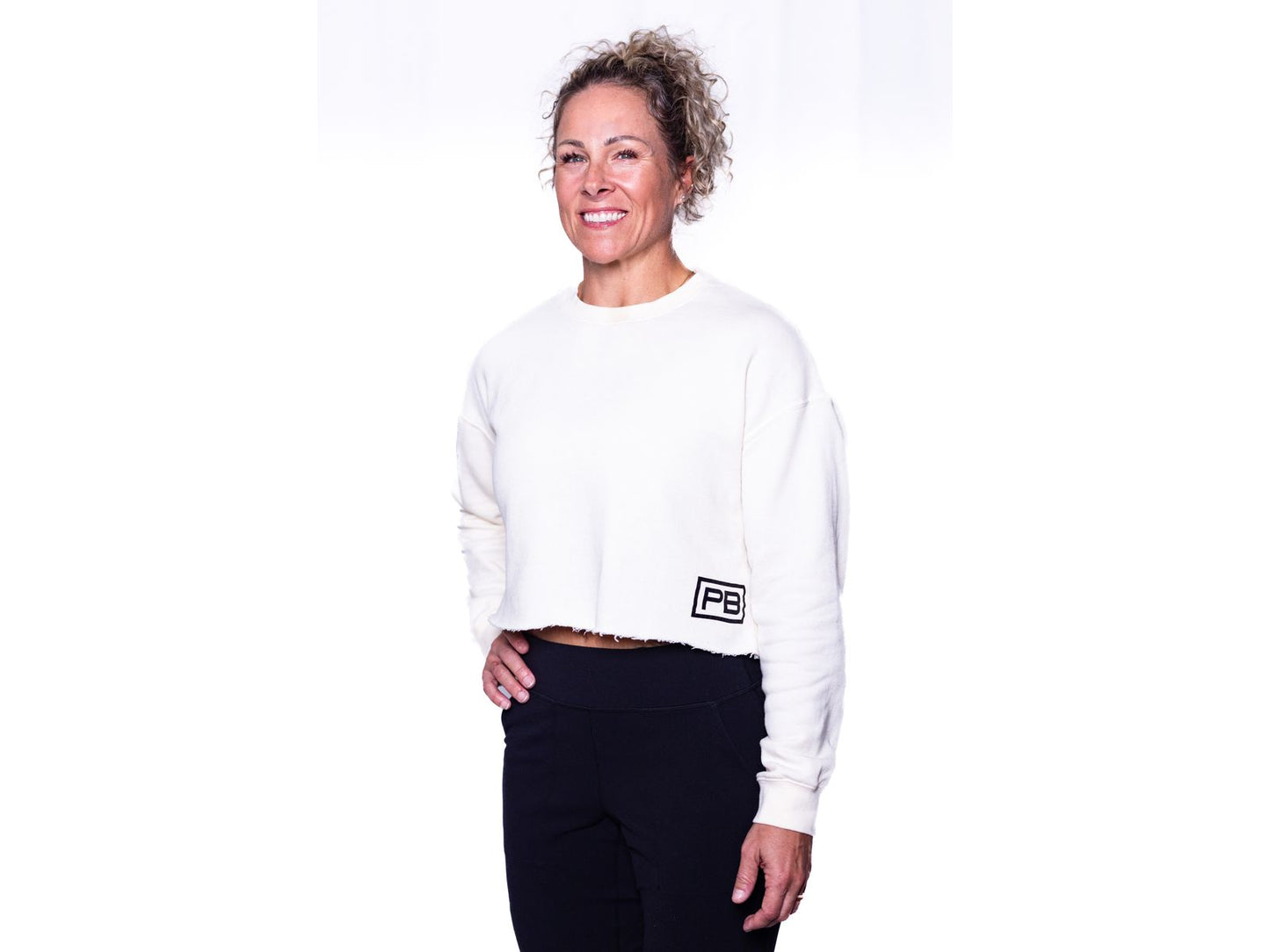 Women's Crop Crewneck Sweatshirt