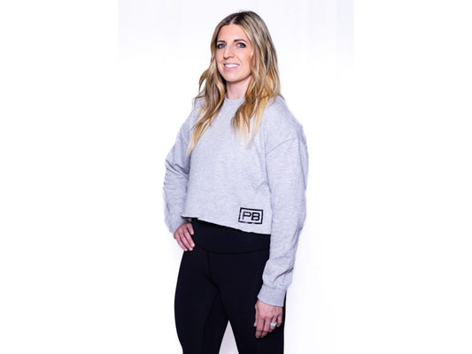 Women's Crop Crewneck Sweatshirt
